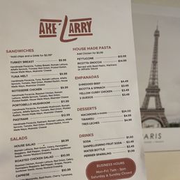 Menu Menu