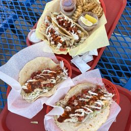 Grilled Jumbo Shrimp Taco Plate
