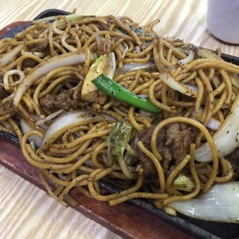 Local Cafe - Pan fried pepper beef with noodle - Chinese Near Me - Fremont, California Local Cafe - Pan fried pepper beef with noodle - Chinese Near Me - Fremont, California