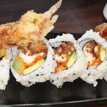 Morimoto Napa - Deep Fried Soft Shell Crab Roll (3/5) - Japanese Near Me - Napa, California Morimoto Napa - Deep Fried Soft Shell Crab Roll (3/5) - Japanese Near Me - Napa, California