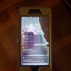Phone dropped, screen shattered