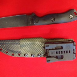 Able Locksmiths - Custom Kydex Sheath made for a BK15 Knife. Chris with able locksmiths offers custom made knife sheaths. Stop by the shop.