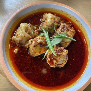 Noodle Alley - Shrimp and Pork Wonton Chili Sauce - Noodles Near Me - Cedar Park, Texas