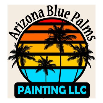 Arizona Blue Palms Painting - Painters Near Me - Mesa, Arizona Arizona Blue Palms Painting - Painters Near Me - Mesa, Arizona