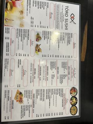 Menu photo 4 Toro sushi Henderson, NV