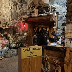 Timbermine Steakhouse - Dining entrance looks like a mine entrance