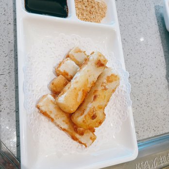 Haidilao Hotpot Katy - Rice cake with brown sugar - Seafood Near Me - Katy, Texas
