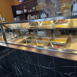 Annapoorna - Veggie (mostly vegan) Curries on display