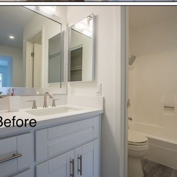 Da Vinci Construction - Bathroom before + after - General Contractors Near Me - Fountain Valley, California Da Vinci Construction - Bathroom before + after - General Contractors Near Me - Fountain Valley, California