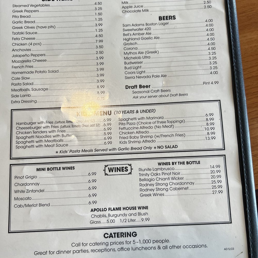 Apollo Flame Bistro - Brevard Rd - Menu - Greek Near Me - Asheville, North Carolina Apollo Flame Bistro - Brevard Rd - Menu - Greek Near Me - Asheville, North Carolina
