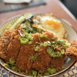 Little Tokyo - 8/15/26 Lunch date with daughter, Kaylah! Teriyaki Rice bowl with chicken katsu. $17.99