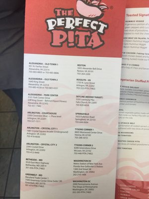 Menu photo 2 The Perfect Pita Alexandria, VA