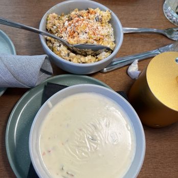 Crossroads Cantina - Dip duo - street corn and queso - Mexican Near Me - Kansas City, Missouri