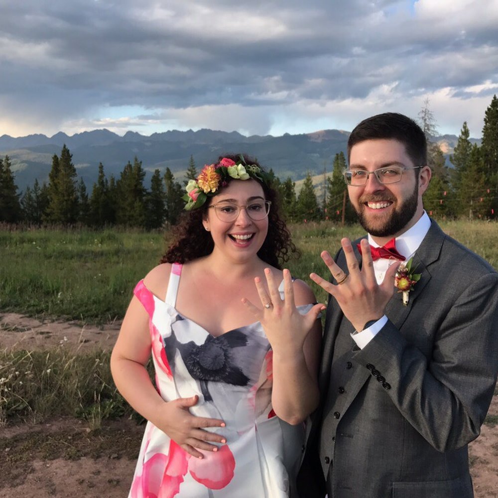 Vintage Magnolia made us this beautiful flower crown and boutonnière with extremely short notice and a wonderful attitude.