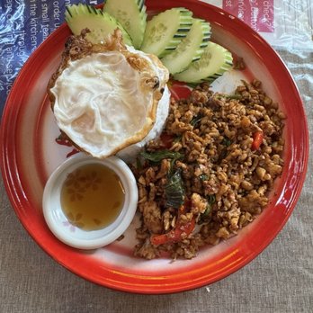 Sno Thai Café - Ground chicken Ka Prao Gai - Thai Near Me - Snoqualmie, Washington Sno Thai Café - Ground chicken Ka Prao Gai - Thai Near Me - Snoqualmie, Washington
