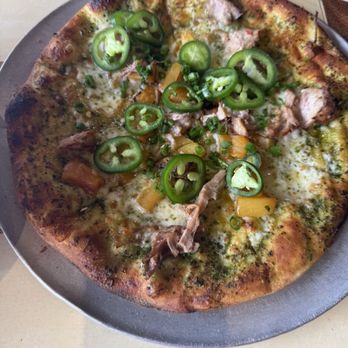 Monkeypod Kitchen - Kalua Pork & Pineapple Pizza - New American Near Me - Lahaina, Hawaii
