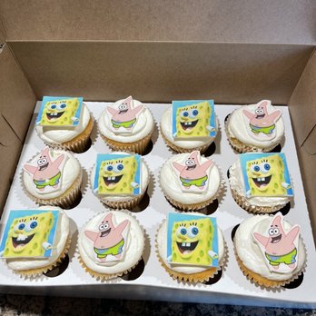 Cupcakes & Company - a box of spongebob cupcakes - Cupcakes Near Me - San Dimas, California Cupcakes & Company - a box of spongebob cupcakes - Cupcakes Near Me - San Dimas, California