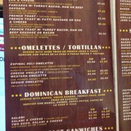 the menu the menu