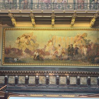 Iowa State Capitol - Amazing mural on the second floor. - Landmarks & Historical Buildings Near Me - Des Moines, Iowa Iowa State Capitol - Amazing mural on the second floor. - Landmarks & Historical Buildings Near Me - Des Moines, Iowa