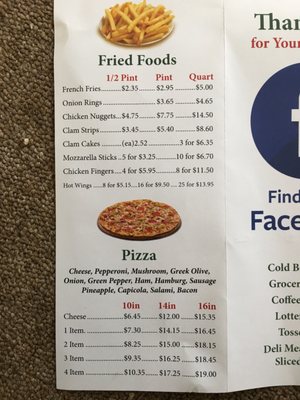 Menu photo 1 Severino's Variety Westbrook, ME Menu photo 1 Severino's Variety Westbrook, ME