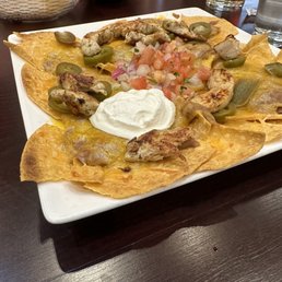 Nachos with grilled chicken Nachos with grilled chicken