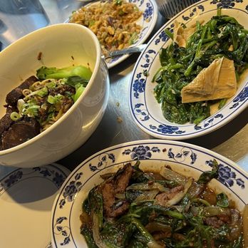 886 - Sacha Beef Peashoots W/ Tofu Skin Beef Noodle Soup - Taiwanese Near Me - New York, New York 886 - Sacha Beef Peashoots W/ Tofu Skin Beef Noodle Soup - Taiwanese Near Me - New York, New York