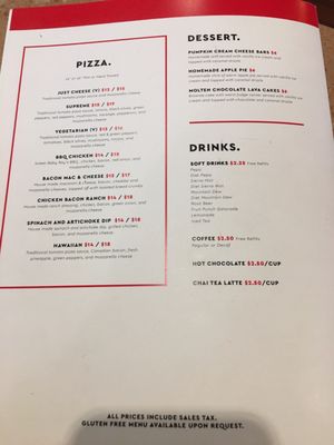 Menu photo 1 Wausau On Water Wausau, WI