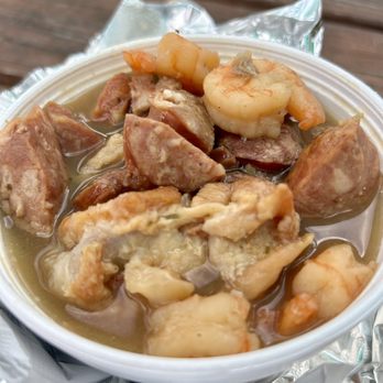 Tonie's Gumbo House - Tonie's Seafood Gumbo - chicken, sausage, ham, shrimp & crab - Food Stands Near Me Tonie's Gumbo House - Tonie's Seafood Gumbo - chicken, sausage, ham, shrimp & crab - Food Stands Near Me