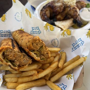 Dizzy Bird - wrap - Chicken Shop Near Me - Irvine, California Dizzy Bird - wrap - Chicken Shop Near Me - Irvine, California