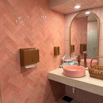 La Piazza - Cute bathroom! - Italian Near Me - Visalia, California La Piazza - Cute bathroom! - Italian Near Me - Visalia, California