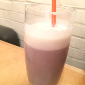 Prince Tea House - Signature lavender green milk tea - Desserts Near Me - Brooklyn, New York Prince Tea House - Signature lavender green milk tea - Desserts Near Me - Brooklyn, New York