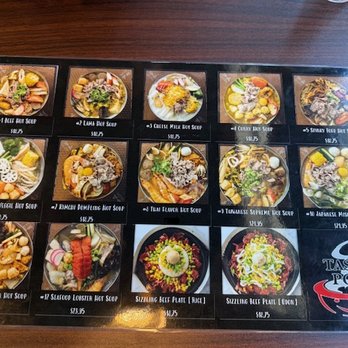 Tasty Pot - Menu 5/19/2025 - Taiwanese Near Me - San Francisco, California