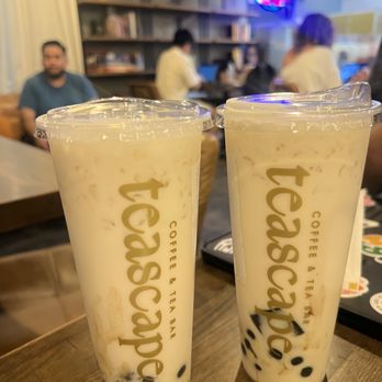 Teascape Coffee and Tea Bar - brown rice milk tea - Bubble Tea Near Me - Anaheim, California