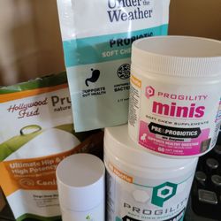 Hollywood Feed - Just some of the supplements and a paw butter that we use