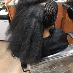 I have very thick hair and she makes the hair still seamlessly flat and undetectable!! Amazing!