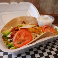 Off The Grill - Chicken Keto Wrap inside Off The Grill Location.