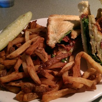 Baker's Restaurant - Fried Green Tomato BLT with homemade French fries - Seafood Near Me - Elkton, Maryland