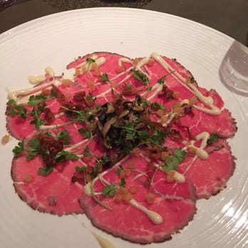 La Toque - Angus Beef a Tenderloin Carpaccio - French Near Me - Napa, California La Toque - Angus Beef a Tenderloin Carpaccio - French Near Me - Napa, California
