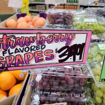 Trader Joe's - Say what?!? ...strawberry flavored grapes?! K, in the wagon! :- D - Grocery Near Me - San Mateo, California Trader Joe's - Say what?!? ...strawberry flavored grapes?! K, in the wagon! :- D - Grocery Near Me - San Mateo, California