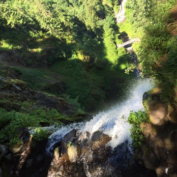 Multnomah Falls - At the top - Hiking Near Me - Bridal Veil, Oregon