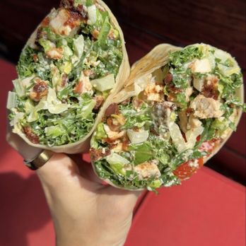 Eat This Cafe - Chicken Cesar wrap - Breakfast & Brunch Near Me - Los Angeles, California Eat This Cafe - Chicken Cesar wrap - Breakfast & Brunch Near Me - Los Angeles, California