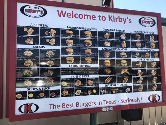Menu photo 1 Kirby's Korner Restaurant Seguin, TX Menu photo 1 Kirby's Korner Restaurant Seguin, TX
