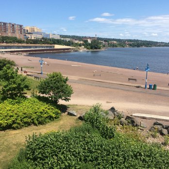 Canal Park Lodge - View from 3rd floor balcony room. - Hotels Near Me - Duluth, Minnesota