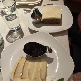 Lemon cake & Carrot Cake