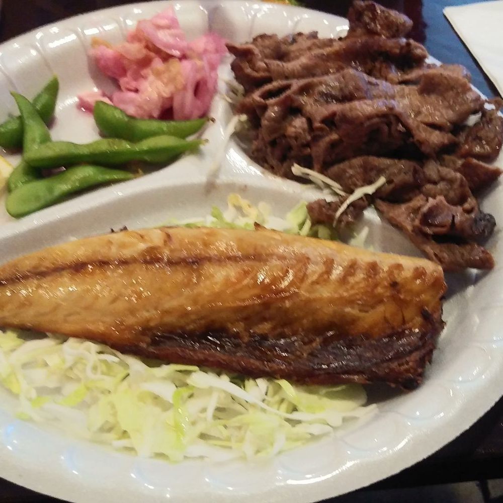Kikuya - saba and teriyaki beef - Japanese Near Me - Honolulu, Hawaii Kikuya - saba and teriyaki beef - Japanese Near Me - Honolulu, Hawaii