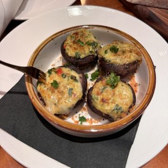 Elizabeth's Wine Lounge - Stuffed mushrooms - Mediterranean Near Me - Eugene, Oregon Elizabeth's Wine Lounge - Stuffed mushrooms - Mediterranean Near Me - Eugene, Oregon