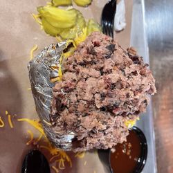 Soulman's Bar-B-Que - Baked potato loaded with brisket