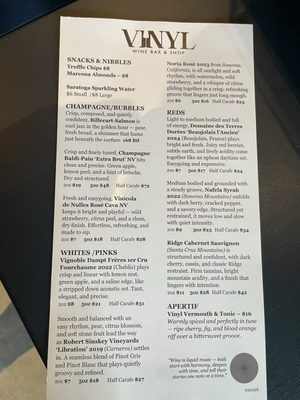 Menu photo 3 Vinyl Wine Bar & Shop Alameda, CA Menu photo 3 Vinyl Wine Bar & Shop Alameda, CA
