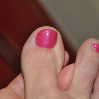 Queen Nails - This is only Day Two of my pedicure!  Toe shaping not even. - Nail Salons Near Me - Fort Walton Beach, Florida