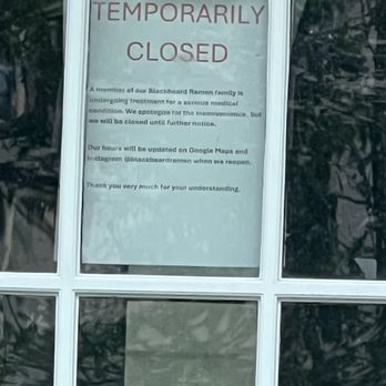Blackbeard Ramen - PSA - Closed until further notice - Ramen Near Me - Cliffside Park, New Jersey Blackbeard Ramen - PSA - Closed until further notice - Ramen Near Me - Cliffside Park, New Jersey